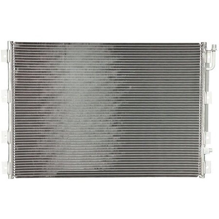 Truckair Condenser, Category: Condenser, Core Height: 20 In., Core Width: 28-1/2 In., Inlet: #8 Mio, Outlet: #8 04-1009